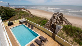 WL853, Out of Office OBX- Oceanfront, 12 BRs, Priv Poo, Pool Table, ELEV, OCean Views, Theater Rm
